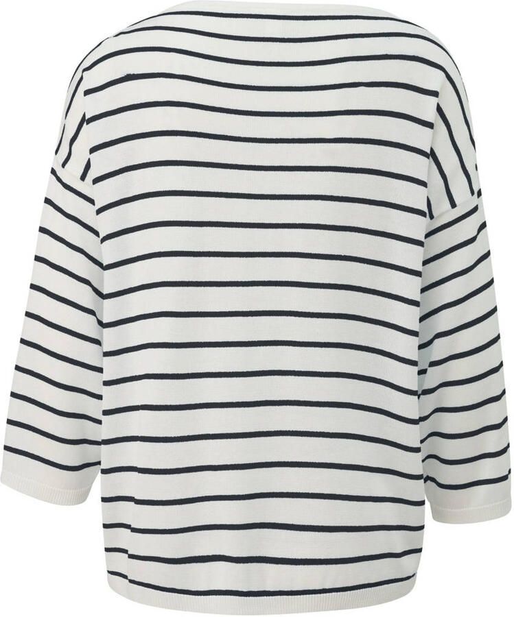 Q S designed by Trui met 3 4 mouwen met gestreept patroon - Foto 2