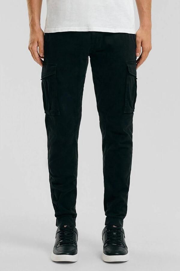 Q S by s.Oliver regular cargo broek antraciet