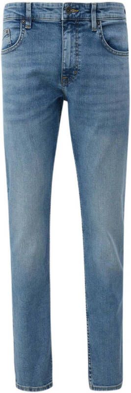 Q S by s.Oliver slim fit jeans lichtblauw