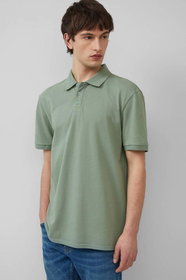 Q S by s.Oliver regular polo lichtgroen - Foto 3