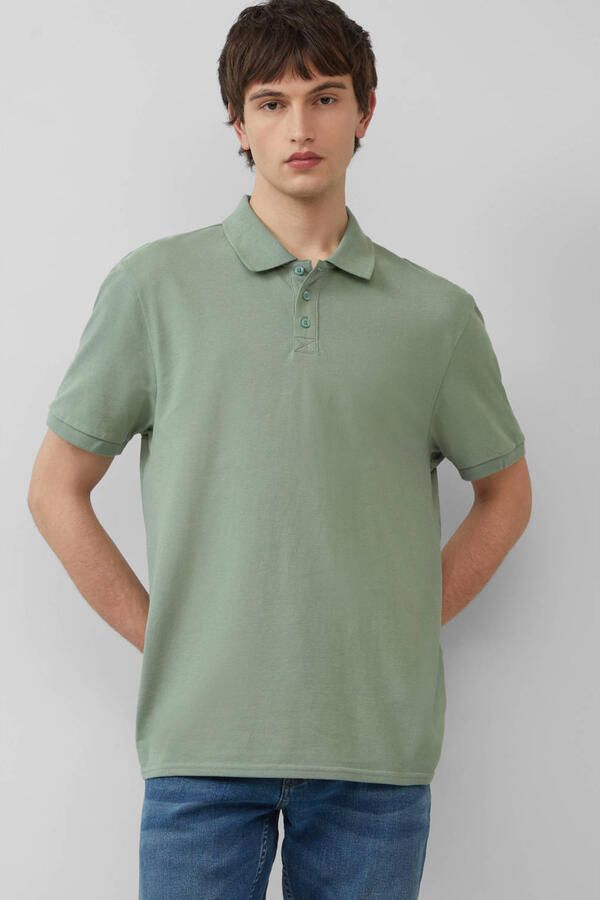 Q S by s.Oliver regular polo lichtgroen - Foto 2