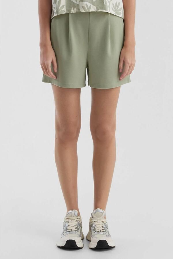 Q S by s.Oliver regular waist casual short lichtgroen - Foto 2