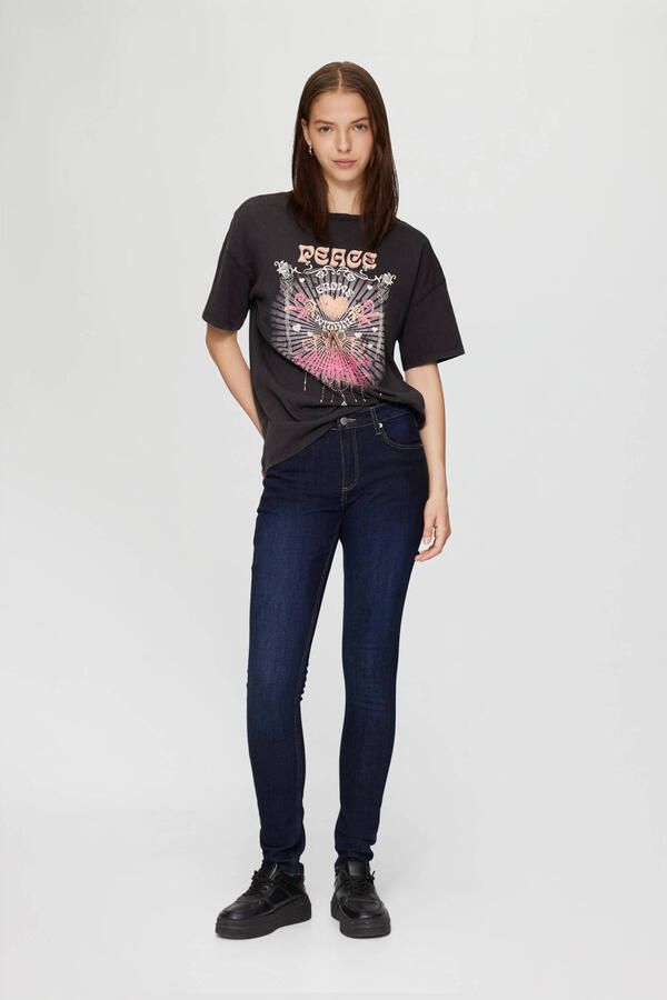 Q S designed by Skinny fit jeans Sadie met zakken
