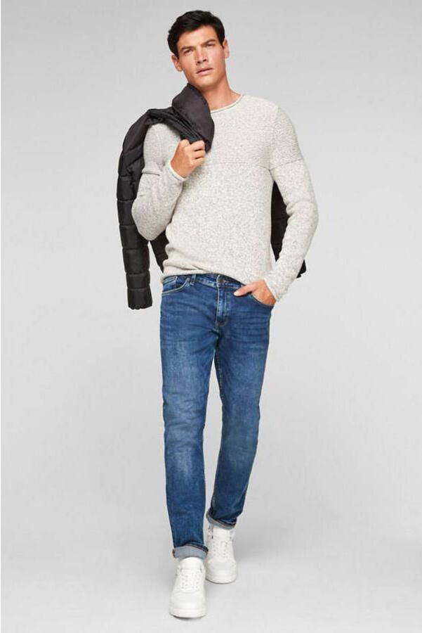 Q S designed by 5 pocketsjeans met lichte used effecten - Foto 3