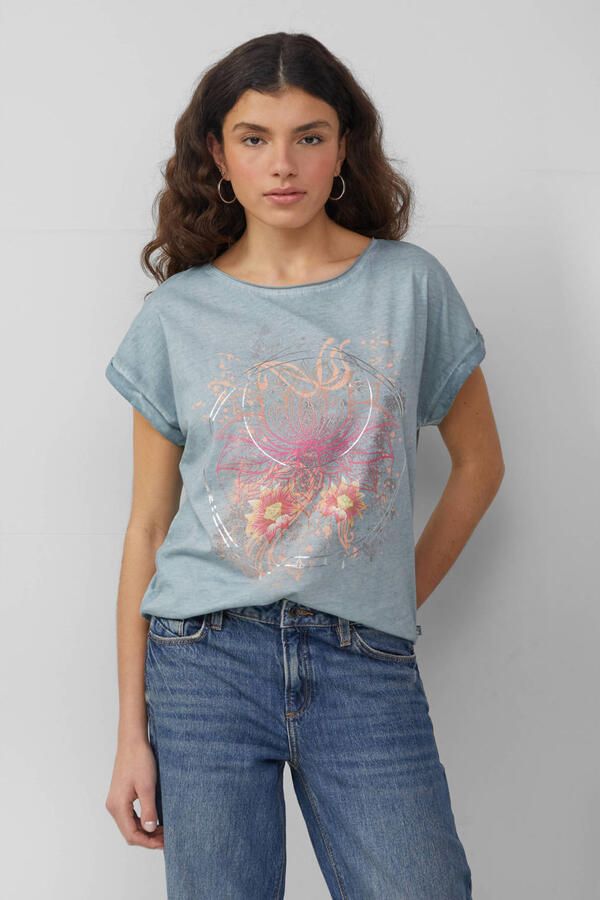 Q S designed by T-shirt met frontprint - Foto 2