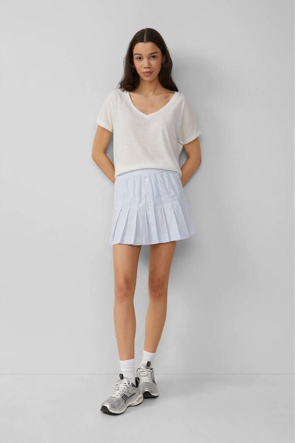 Q S designed by T-shirt met aandeel linnen - Foto 2