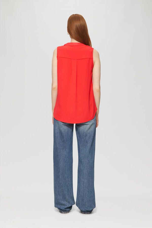 Q S designed by Klassieke blouse mouwloos