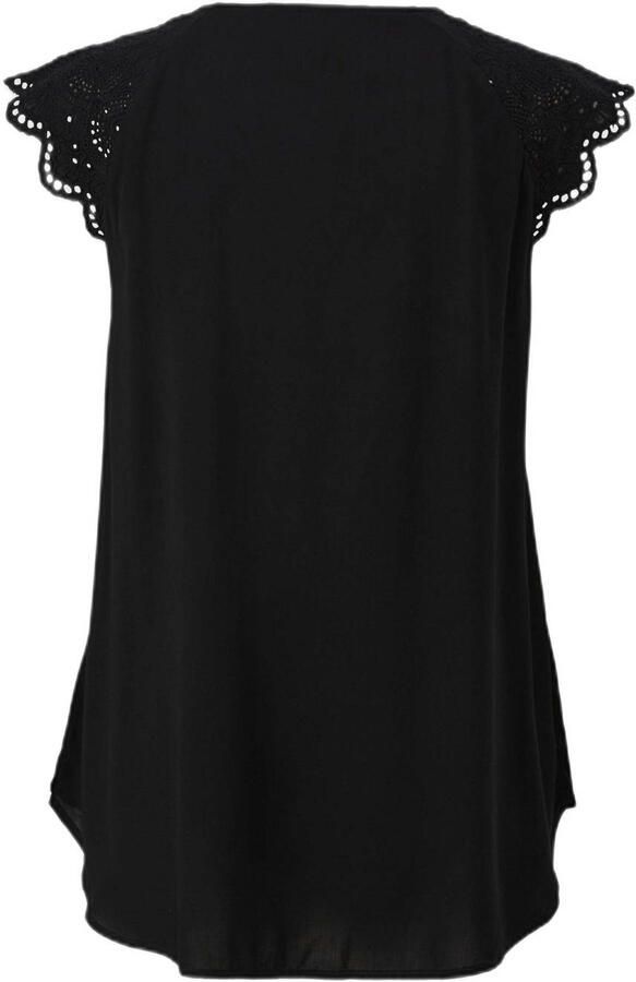 QS Blouseshirt met strikdetail - Foto 2