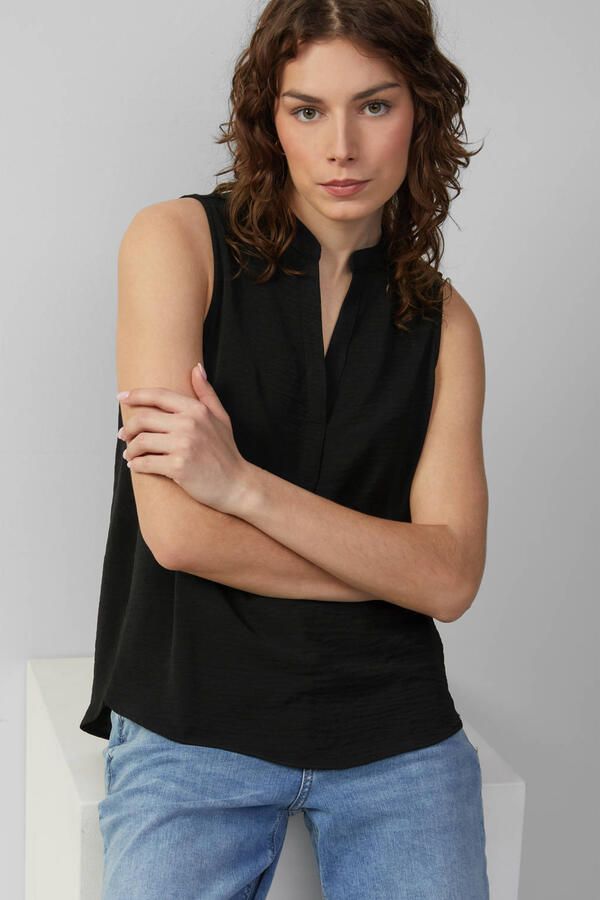 Q S designed by Klassieke blouse mouwloos