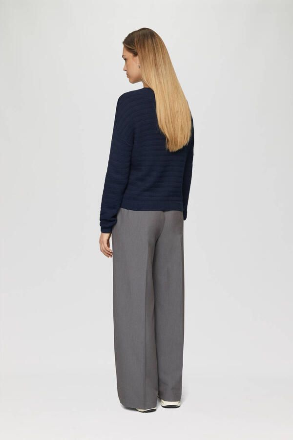 QS Gebreide pullover met ronde hals - Foto 2