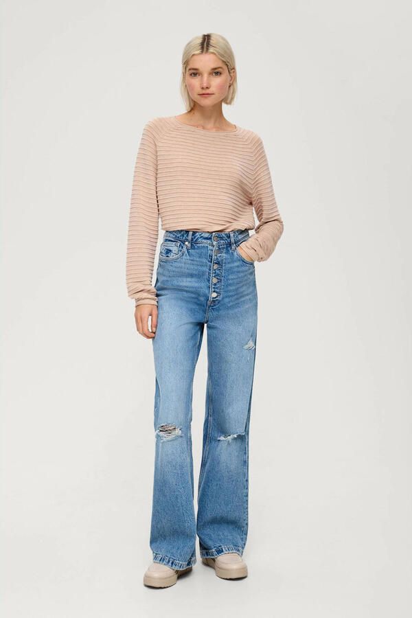 Q S designed by Gebreide trui met structuurpatroon - Foto 2