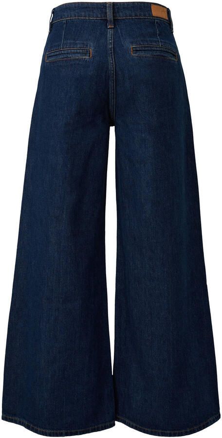 Q S by s.Oliver wide leg jeans dark blue denim