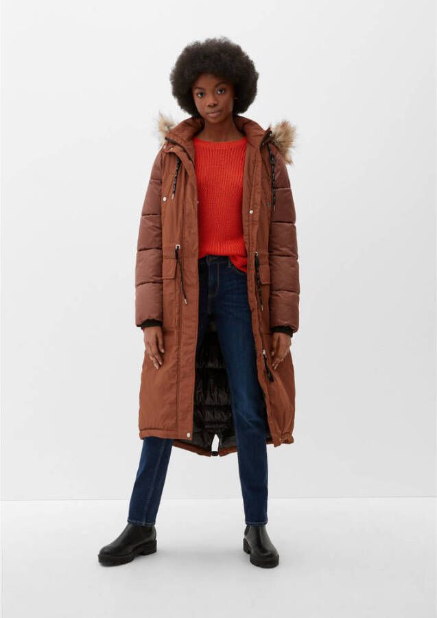 Q S designed by Pullover in gebreide look met raglanmouwen