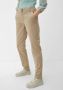 Q S by s.Oliver regular fit chino beige - Thumbnail 1