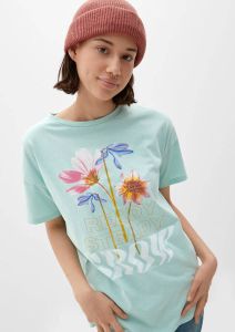 QS by s.Oliver T-shirt met state tprint model 'Ready Steady'