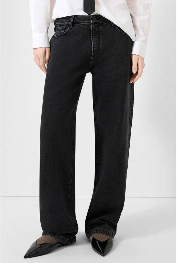 QS barrel jeans grijs