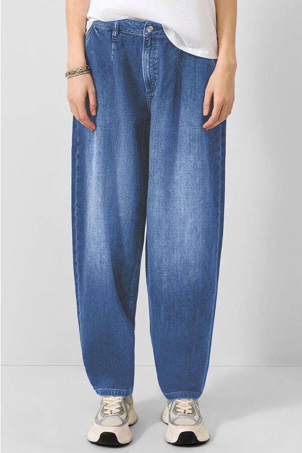 QS barrel jeans mediumblauw - Foto 2