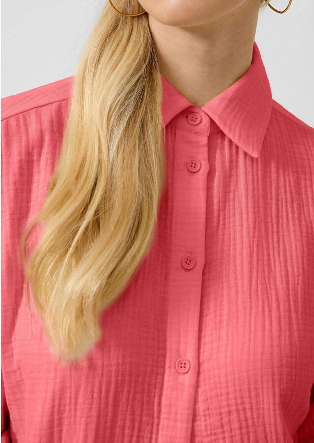 QS blouse koraalrood - Foto 2