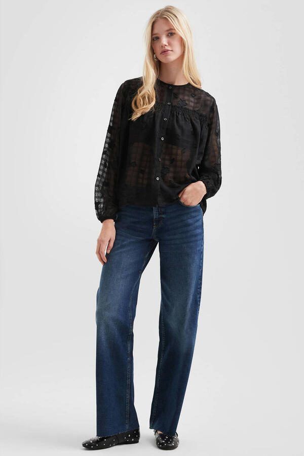 QS blouse zwart - Foto 2