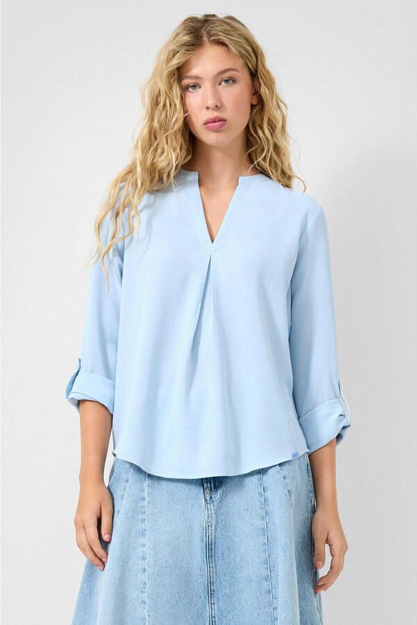 QS blousetop lichtblauw