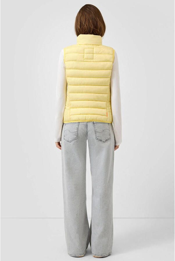 QS bodywarmer licht gewatteerd lichtgeel - Foto 2