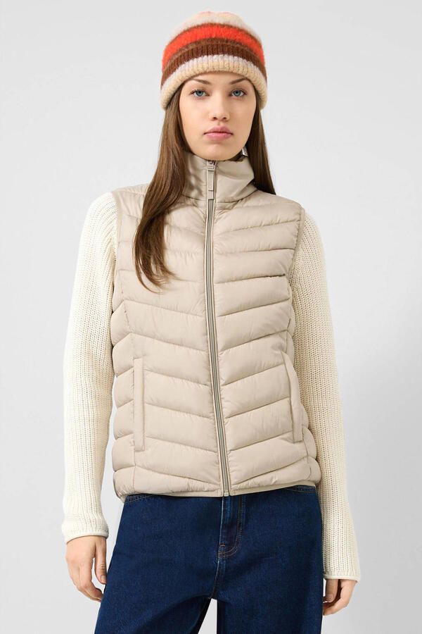 QS bodywarmer zand
