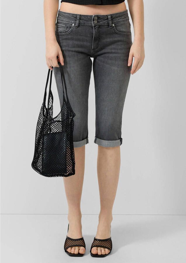 QS capri jeans grey denim