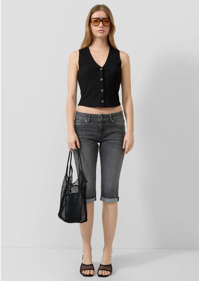 QS capri jeans grey denim - Foto 2