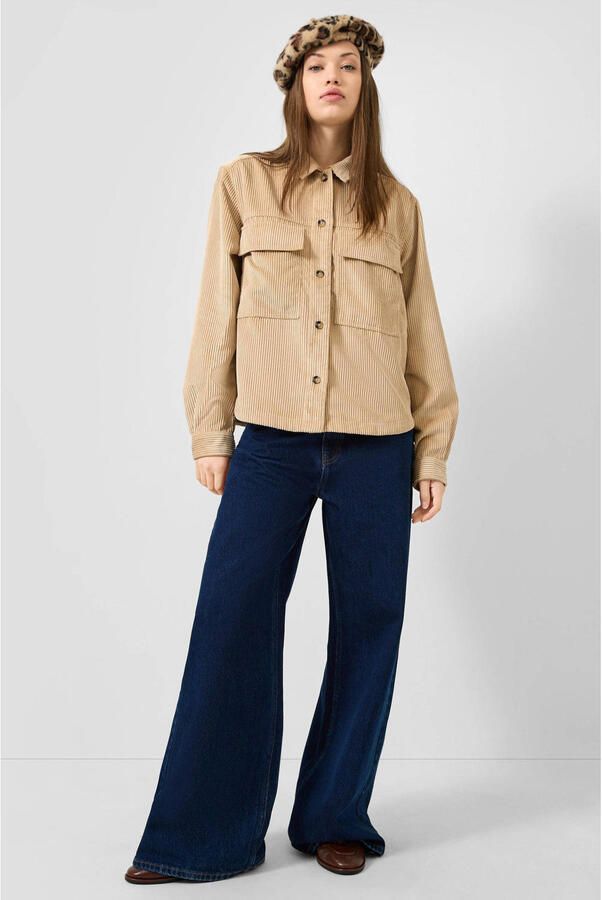 QS corduroy blouse beige - Foto 2