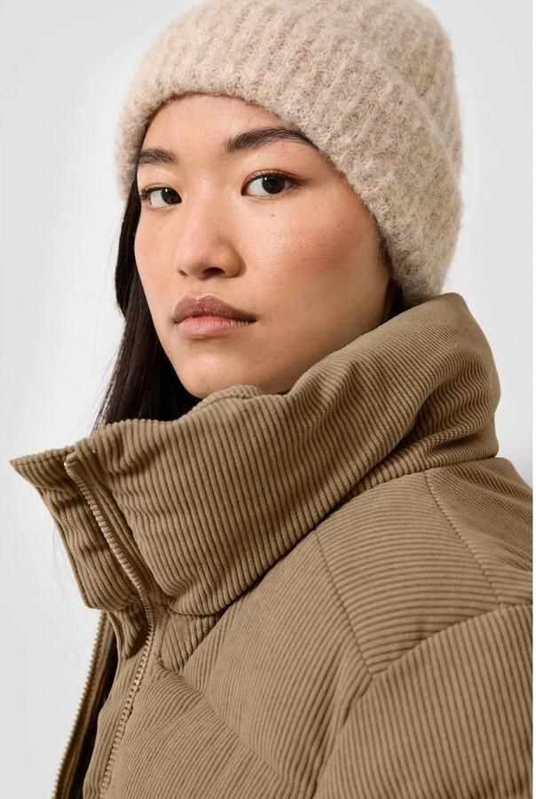 QS corduroy pufferjas beige - Foto 2