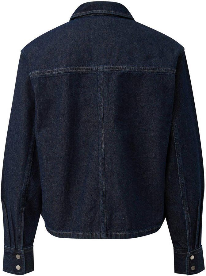 QS denim blouse dark blue denim - Foto 2