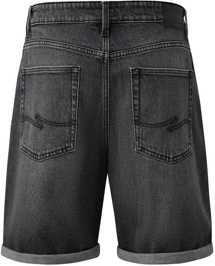 QS denim regular short zwart - Foto 2