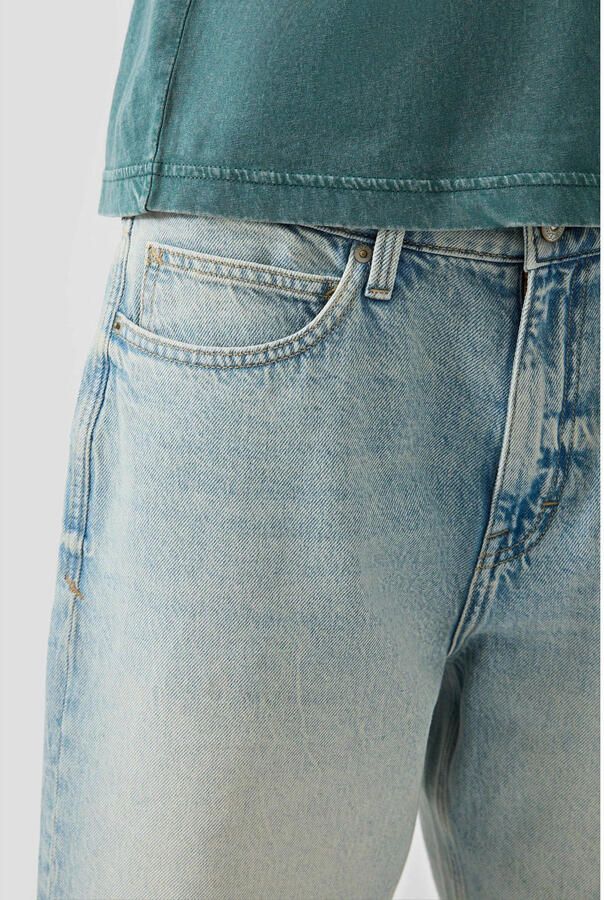 QS denim short lichtblauw - Foto 3
