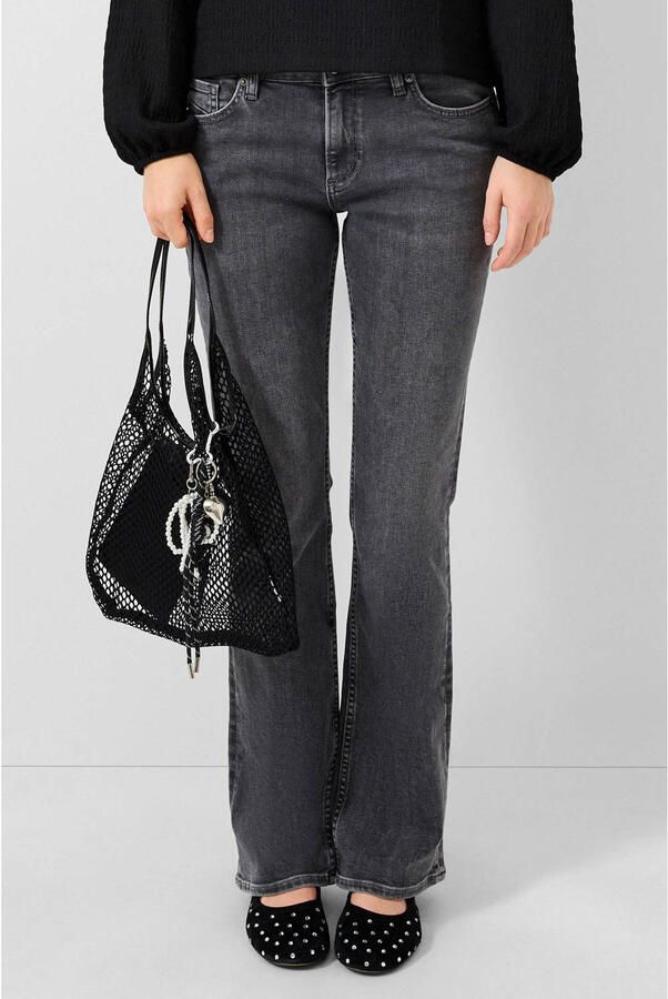 QS flared jeans grey denim