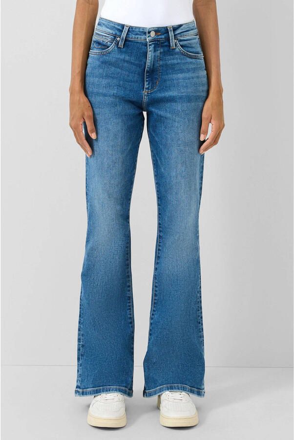 QS flared jeans light blue denim