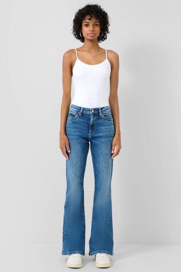 QS flared jeans light blue denim - Foto 3