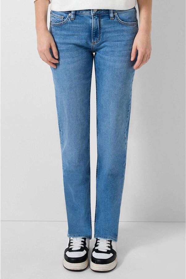 QS flared jeans medium blue denim
