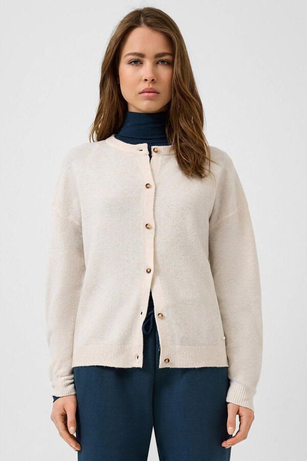 QS gebreid vest ecru