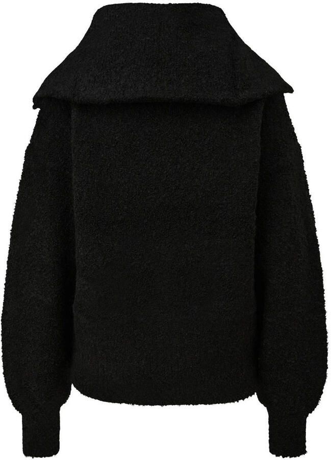 QS gebreid vest zwart - Foto 2