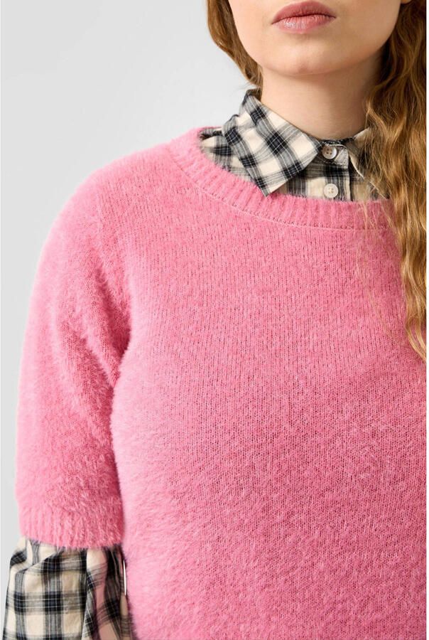 QS gebreide trui roze - Foto 2