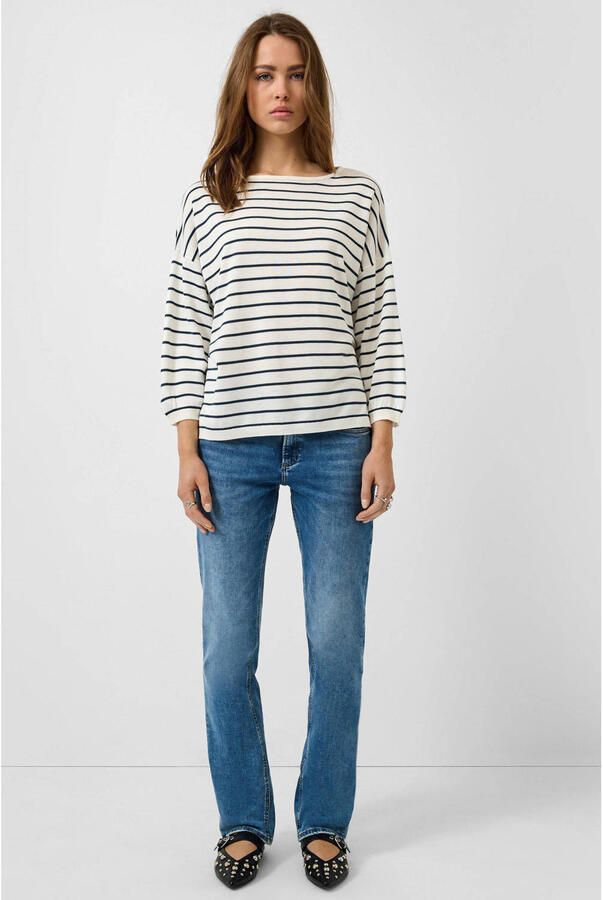 QS gestreepte pullover ecru - Foto 3