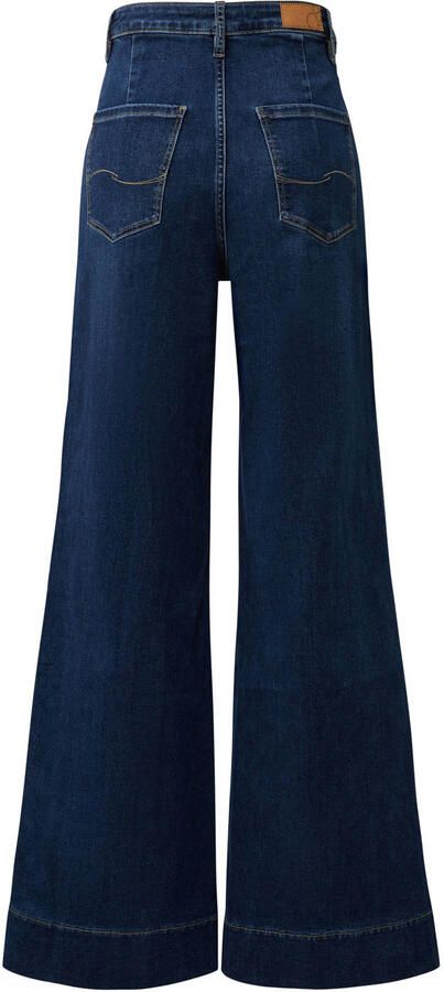 QS high waist flared jeans dark blue denim - Foto 2