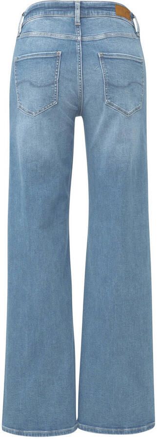 QS high waist wide leg jeans lichtblauw - Foto 3