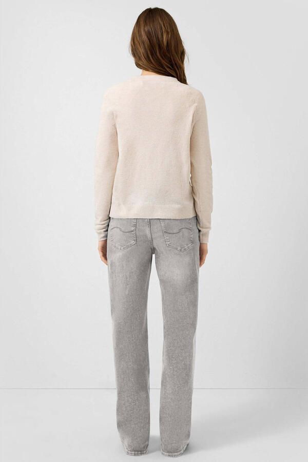 QS high waist wide leg jeans lichtgrijs - Foto 2