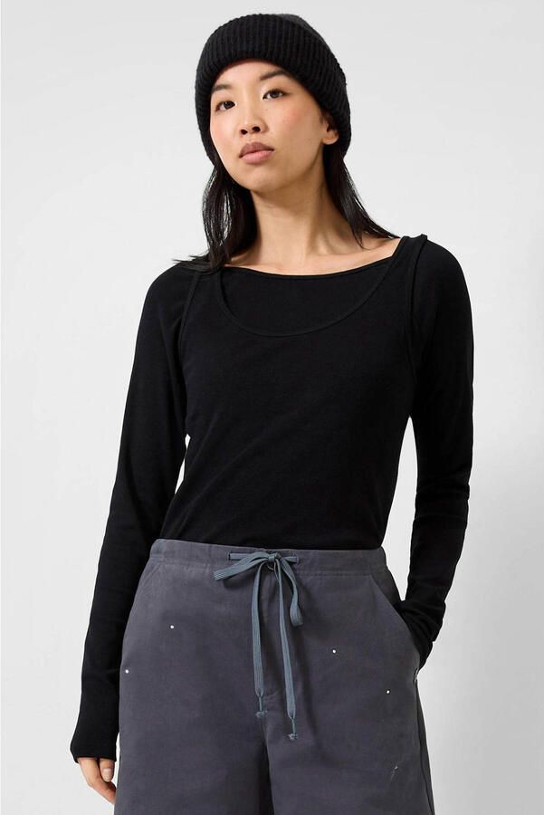 QS top zwart
