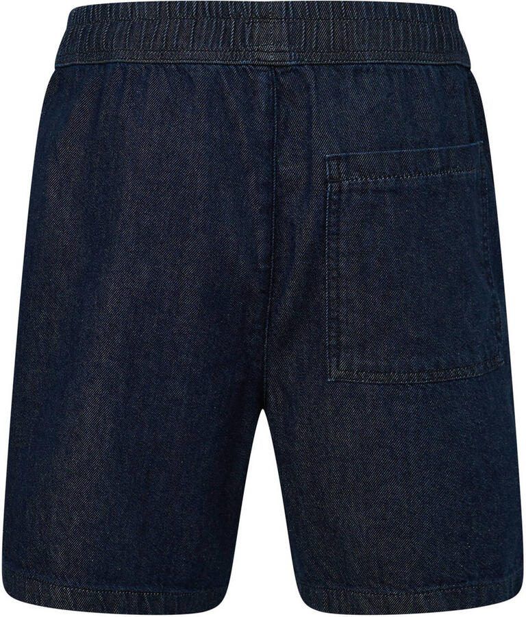 QS katoenen regular fit korte broek donkerblauw - Foto 2
