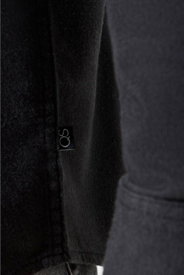 QS loose fit casual overhemd zwart - Foto 2