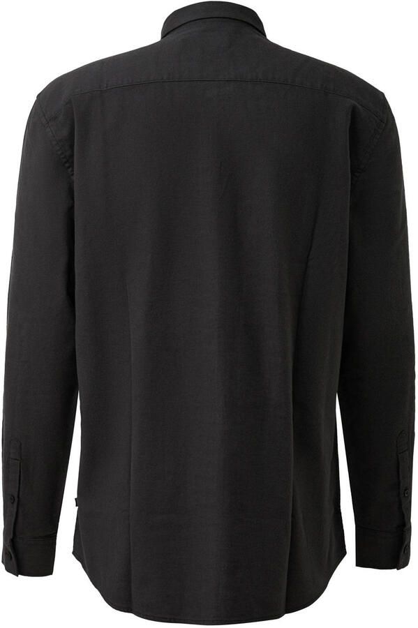 QS loose fit casual overhemd zwart - Foto 3