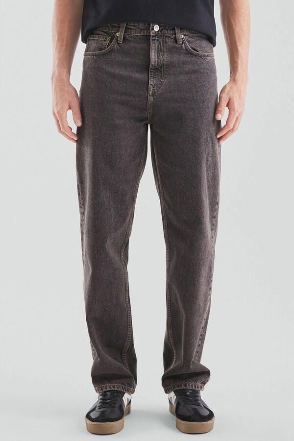 QS loose fit jeans antraciet