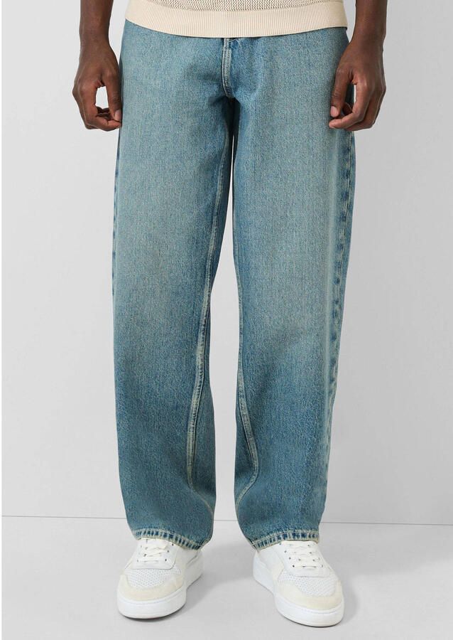 QS loose fit jeans blauw